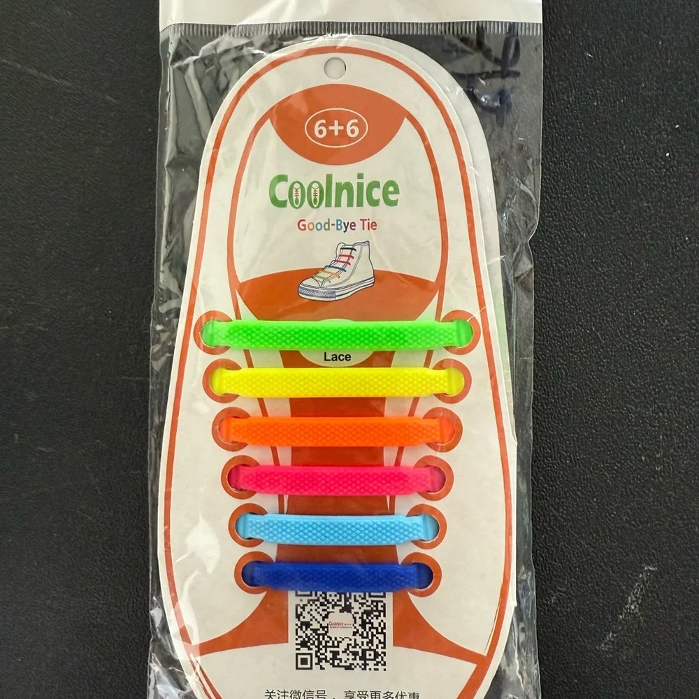 No Tie Shoe Laces for Kids, Elastic Shoelaces for Sneakers, Rubber Silicone Tiel